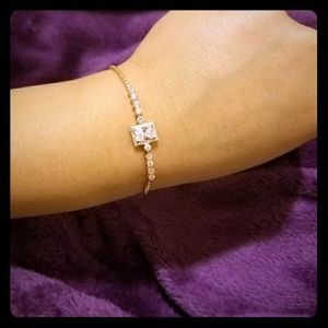 Rose Gold Cz Bracelet